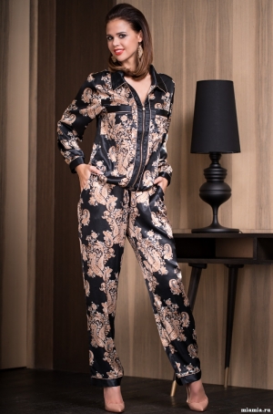 Пижама Золотой Цветок Golden Flower Mia-Amore 3306
