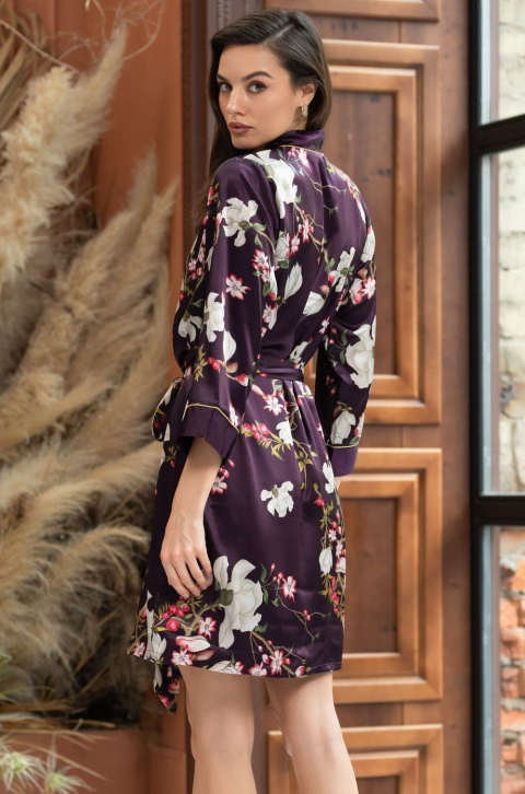 Халат короткий Магнолия Magnolia Mia-Amore 3523