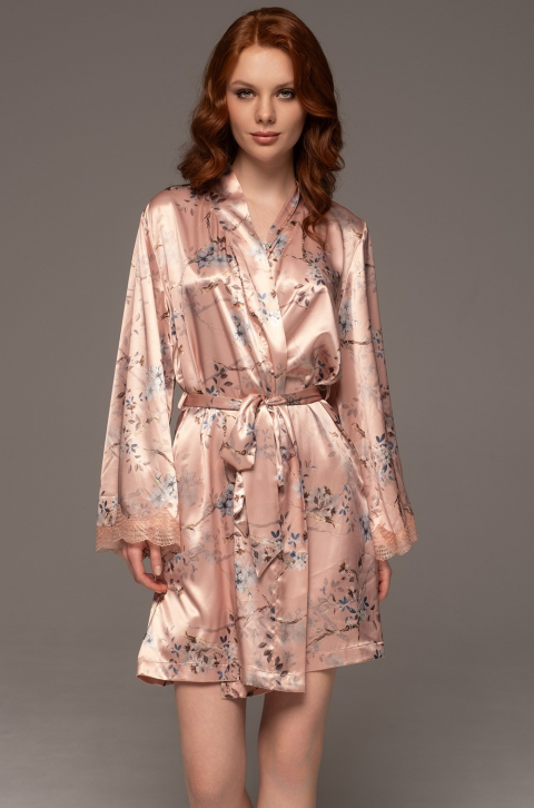 Миа-Аморе Mia-Amore 4643 Халат короткий Фиора Fiora