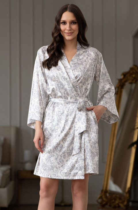 Mia-Amore 4993 Халат короткий запашной Диора Diora