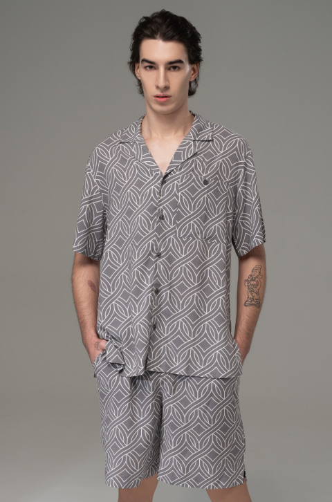 Комплект с шортами мужской Дамаск Damask Mia-Amore 5259