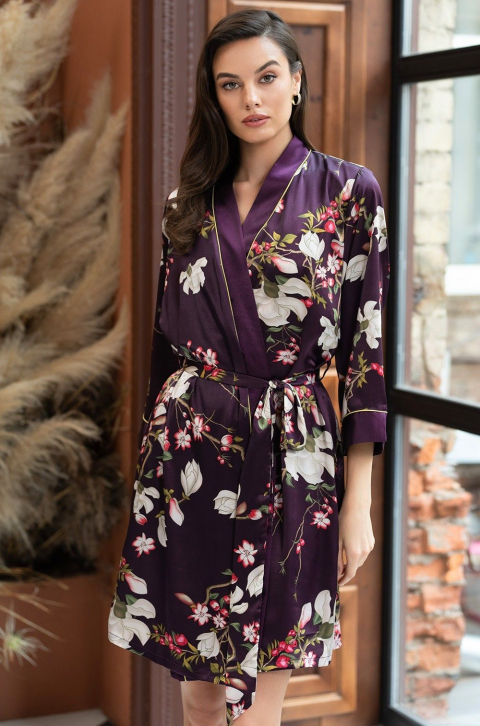 Халат короткий Магнолия Magnolia Mia-Amore 3523